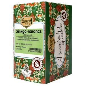 GINKGO-NARANCS ZÖLD TEA FILTER