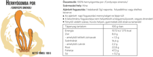 Hernyógomba por (Cordyceps sinensis) 100 gramm - Image 3