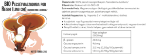 Bio Pecsétviaszgomba por (Ganoderma lucidum) 25 gramm - Image 3