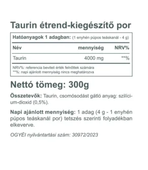 Taurin italpor 300g (natúr) - Image 2